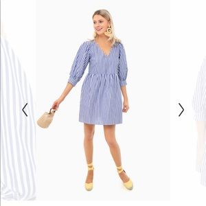 TUCKERNUCK BLUE STRIPE LIZZIE DRESS